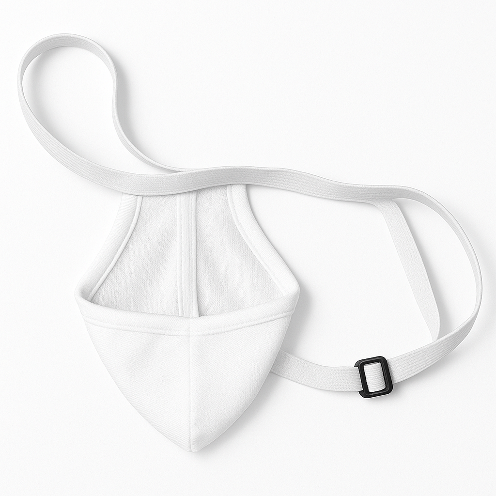 Scrotal Suspensory Support Enlarged Melon Grapefruit XL Size Adjustable Elastic Waist Band, Stability and Protection, Ergonomic Design