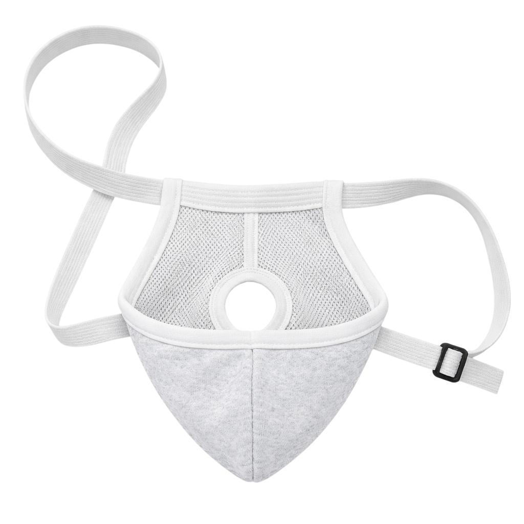 Scrotal Suspensory Support - Adjustable Elastic Waist Band, Stability and Protection