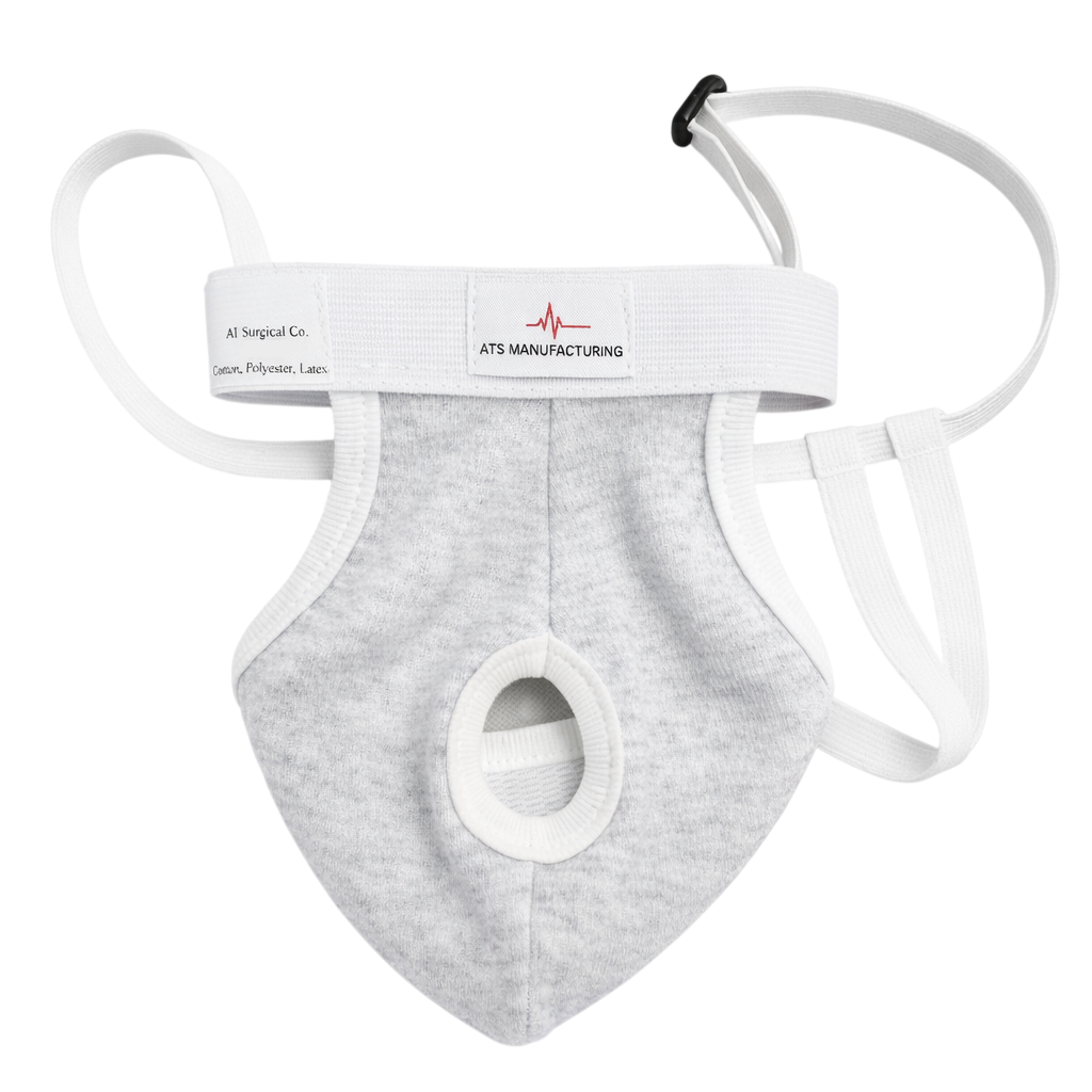 Scrotal Suspensory Support - Adjustable Elastic Waist Band, Stability and Protection